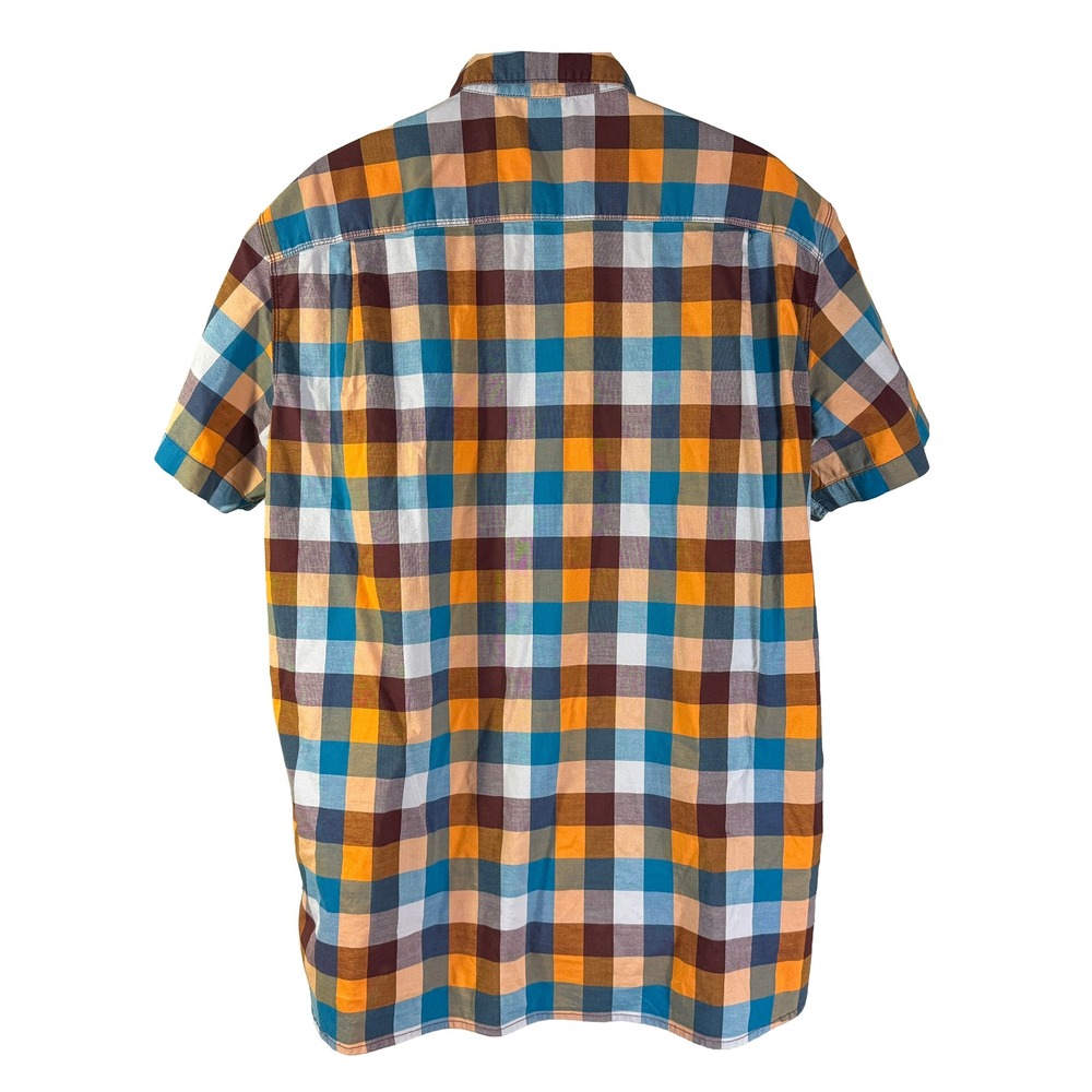 The North Face Button Down Shirt Mens XXL Multi Color Plaid Short‎ Sleeve - Picture 3 of 6